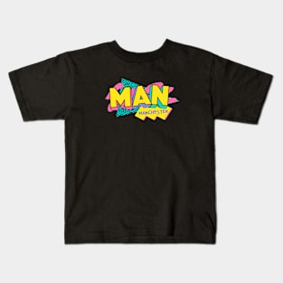 Manchester UK Retro 90s Logo Kids T-Shirt